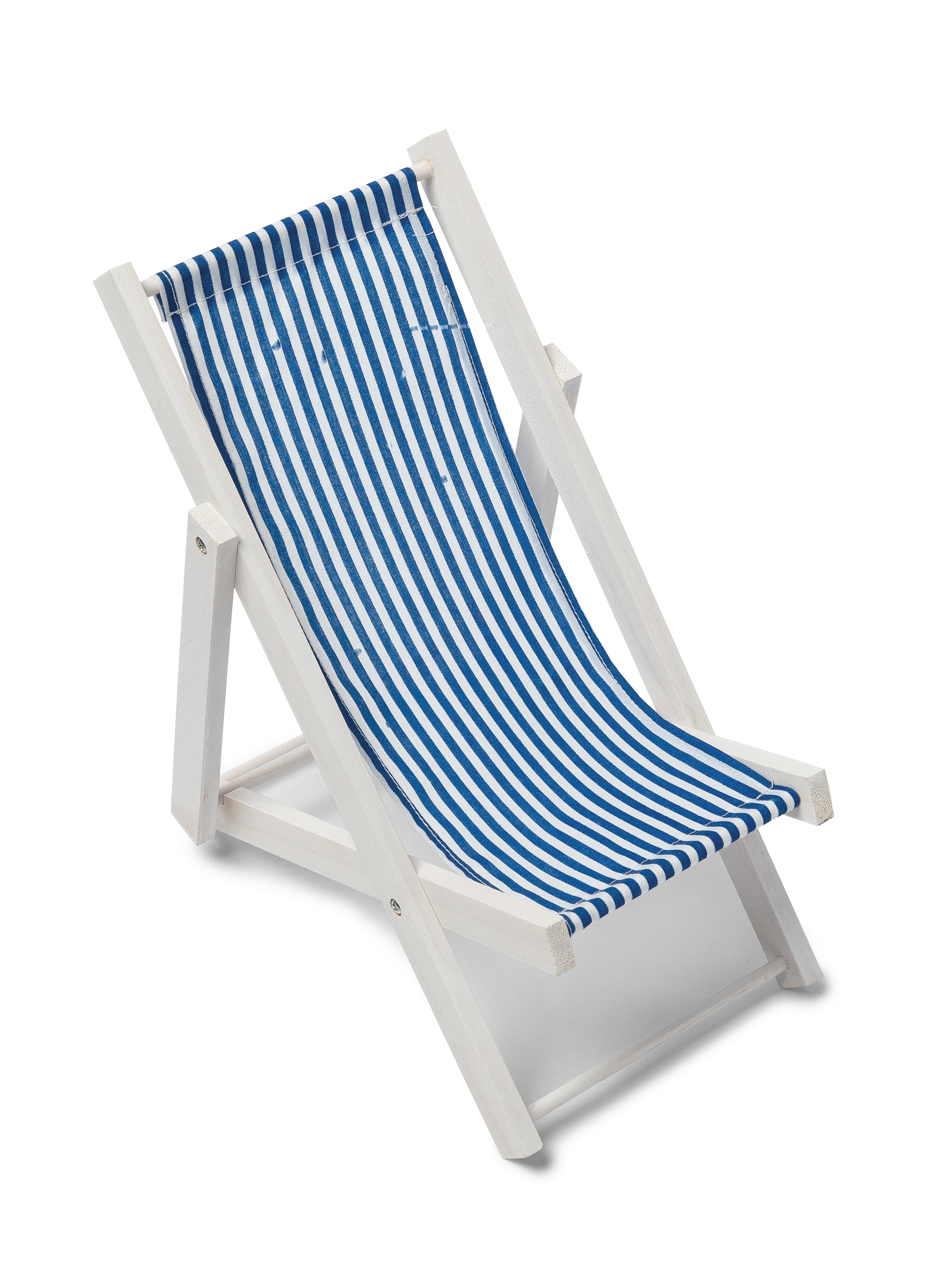 Tissu Chaise Longue chaise longue tissu blanc bleu 28 cm x 13 cm Tissu Chaise Longue chaise longue tissu blanc bleu 28 cm x 13 cm