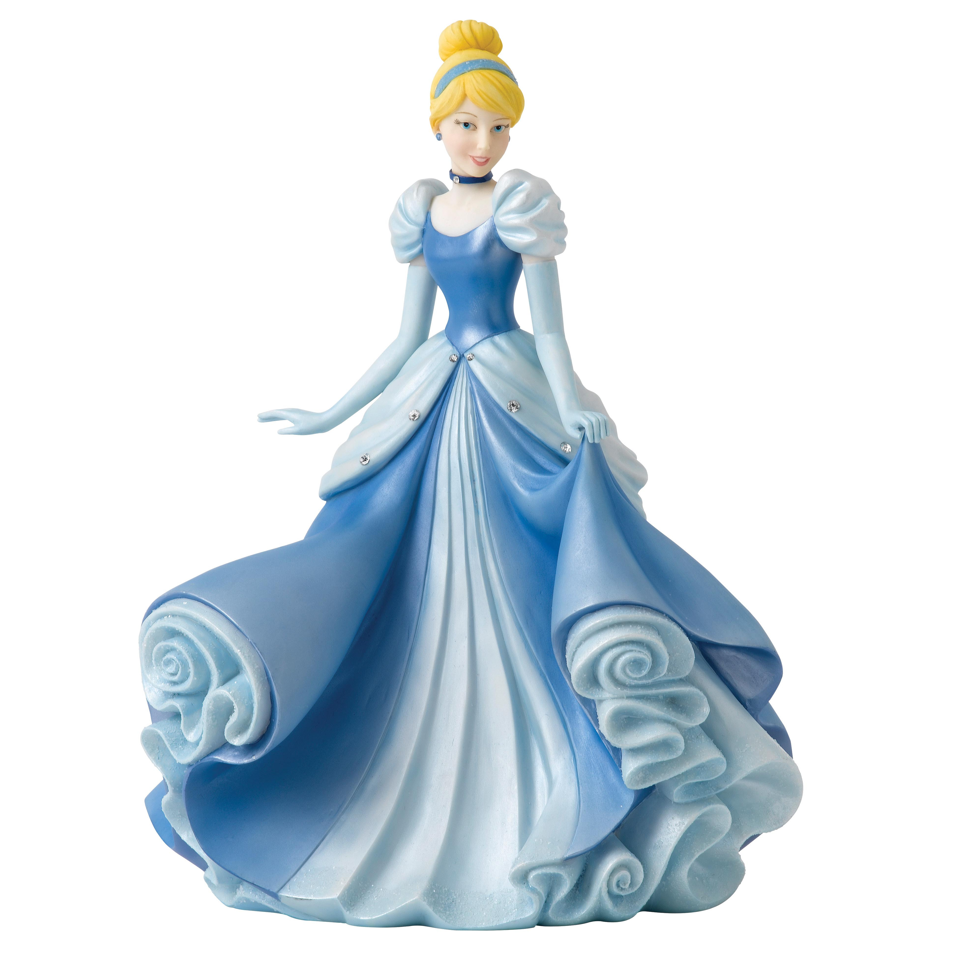 Figuirne de collection Cendrillon et sa robe de bal bleue