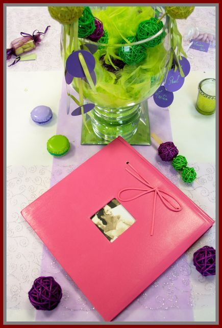 Livre D Or Fuchsia Pour Mariage