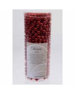 Guirlande chic de perles brillantes - rouge