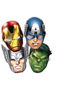 6 Masques en carton Avengers