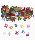 Sachet de confettis multicolores - 16 ans.