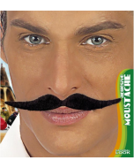 Moustache Dali adhésive noire