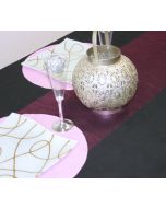 Chemin de table organdi - Fuchsia