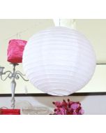 lampion papier blanc