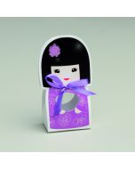 10 ballotins Kokeshi lilas