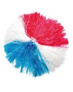 Pompon - bleu, blanc, rouge