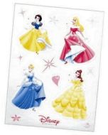 6 Stickers Princesses Disney