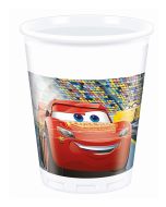 8 gobelets en plastique 200ml – Cars 3