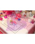 Set de table coeur parme x50