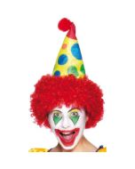 Chapeau enfant clown avec cheveux