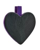 Porte-noms ardoise coeur - Violet