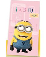 Serviette de plage rose Minions 