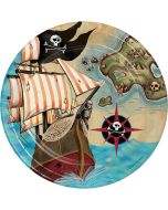 x8 Petites Assiettes Anniversaire Pirate