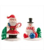 Figurine Noël - Père Noël ou Bonhomme de neige