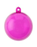 6 boules pvc fuchsia