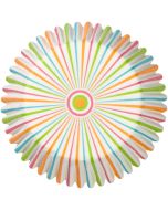 75 Caissettes à cupcakes rayées multicolores