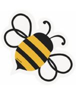 8 abeilles cartonnées