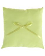 Coussin alliance nœud ruban vert