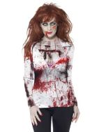 Tee-shirt zombie femme - Taille L 