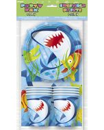 Kit anniversaire requin - 8 personnes