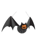 Chauve souris en papier alvéolé - 30 cm