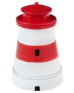 Phare marin blanc et rouge -2