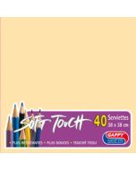 Serviettes soft touch - Topaze