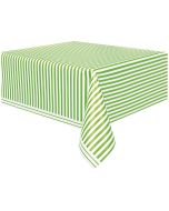 Nappe rayée verte