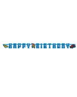 Guirlande Happy Birthday Transformers