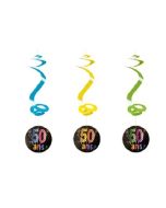 4 suspensions spirales Anniversaire 50 ans