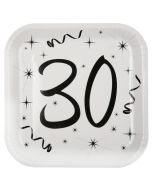 10 Assiettes anniversaire 30 ans 