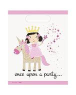 8 sacs de fête princesse et licorne