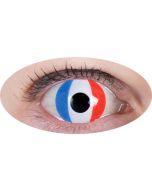 Lentilles de contact - Drapeau français