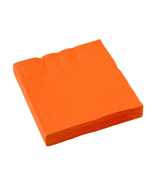 x20 Serviettes en papier Orange
