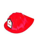 Casque enfant Pompier - rouge