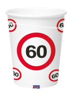 Gobelet 60 ans - Collection panneau - 350 ml