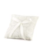 Coussin alliances blanc