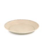 Plat blanc rond vintage