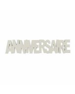 6 mots « Anniversaire » - blanc