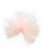 Pompon tulle pastel pêche - Ø30cm