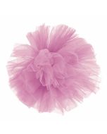 Pompon tulle pastel rose - Ø30cm