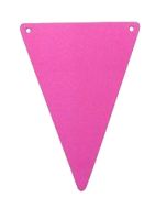 5 fanions 15 x 21 cm – fuchsia