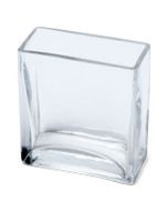 Vase verre rectangle - 11 cm