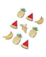 9 stickers fruits exotiques
