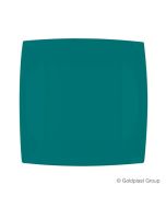 8 assiettes plates teal green