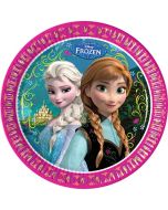 Lot 8 assiettes anniversaire La Reine des neiges