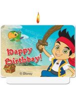 Bougie d'anniversaire décorative - Jake et les Pirates