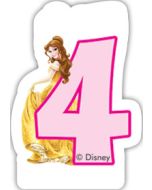 Bougie d'anniversaire 4 – Princesses Disney