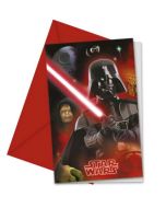 6 invitations - Star Wars